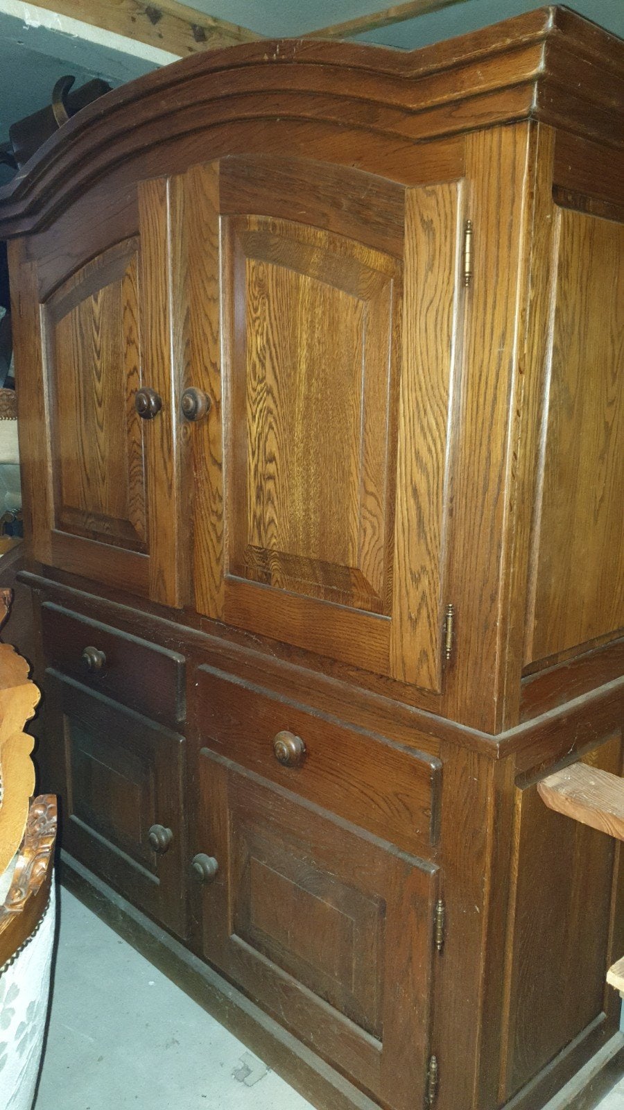 Eiken buffetkast MAGAZIJN OPRUIMING, Huis en Inrichting, Ophalen, Gebruikt, 100 tot 150 cm, Klassiek