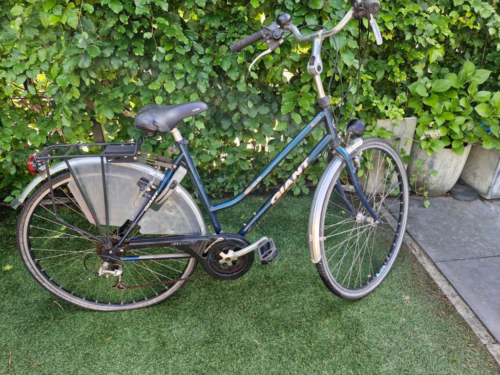 Giant Tourer 510mm frame - Nieuwe achterband nodig, Ophalen, Gebruikt, Velgrem, Versnellingen