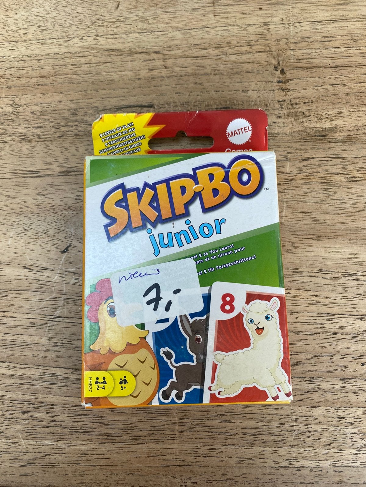 Mattel Skip-bo junior boerderijdieren, NIEUW, Hobby en Vrije tijd, Gezelschapsspellen | Kaartspellen, Ophalen of Verzenden, Zo goed als nieuw