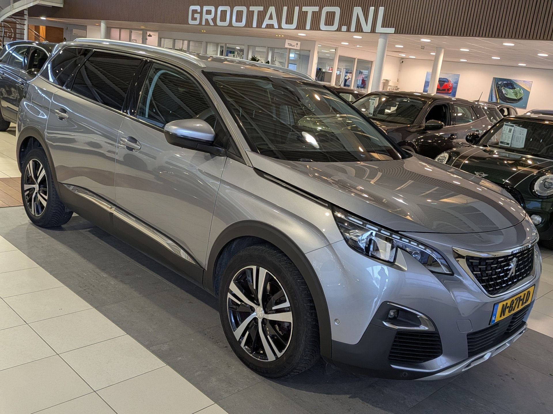 Peugeot 5008 1.6 e-THP Allure Automaat Airco, Cruise Control, 1350 kg, Gebruikt, 4 cilinders, Bedrijf