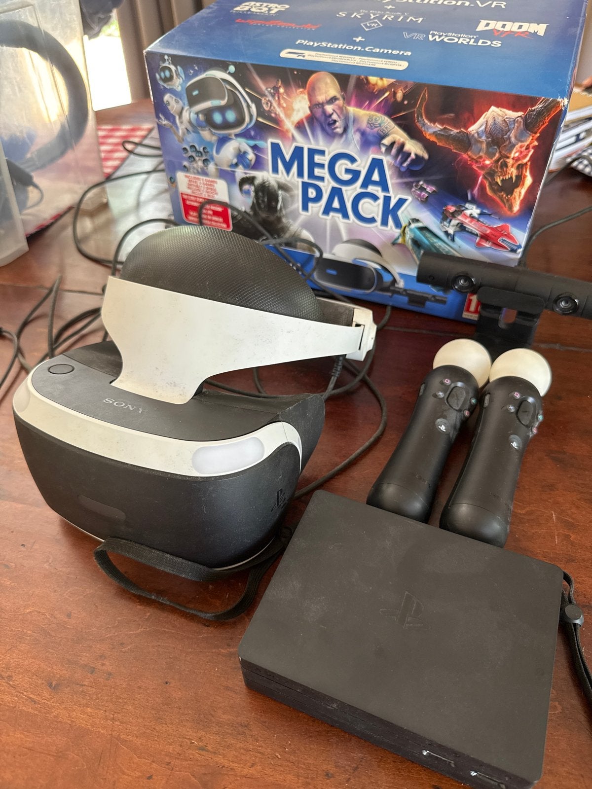 PlayStation VR Mega Pack - Complete set met kabels, Ophalen of Verzenden, Gebruikt, VR-bril, Sony PlayStation