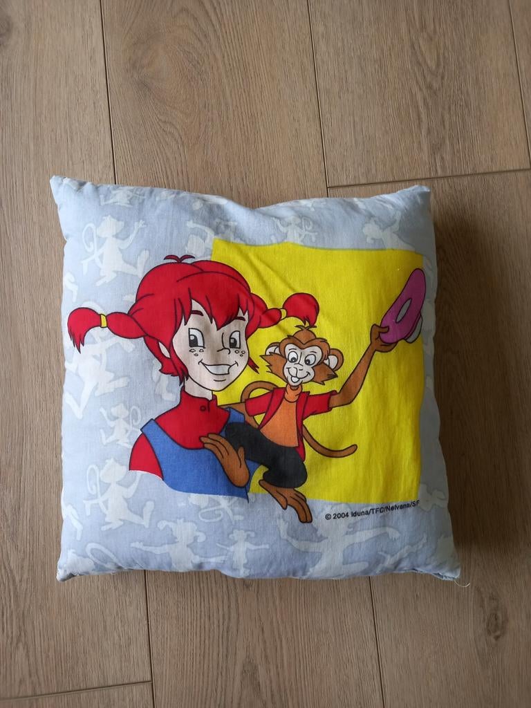 Pippi Langkous kussen, Kinderen en Baby's, Ophalen of Verzenden, Kleed of Kussen