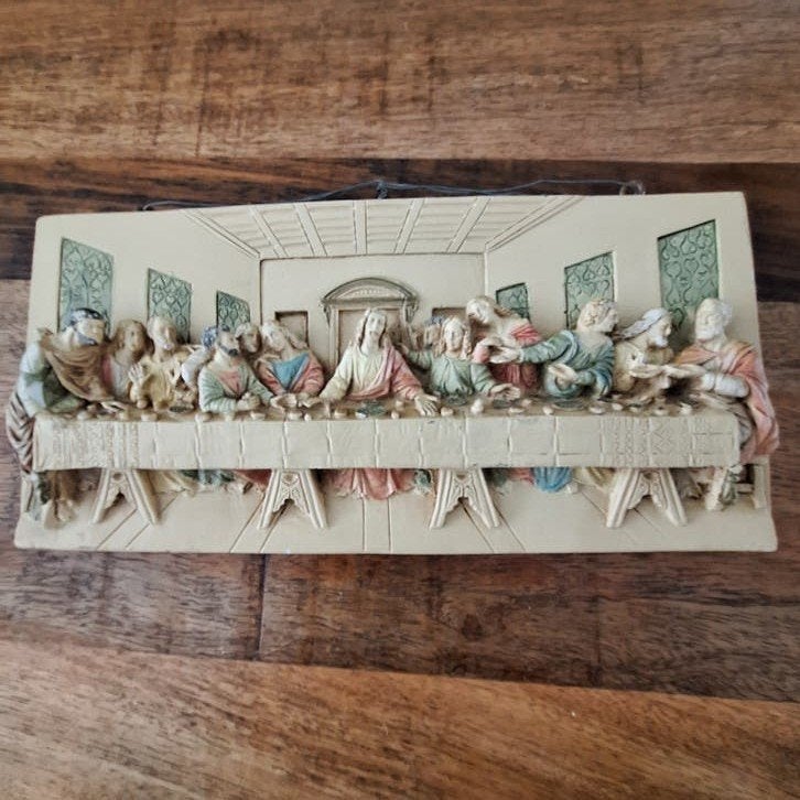 Het Laatste Avondmaal - Gedetailleerd Reliëf, Ophalen of Verzenden