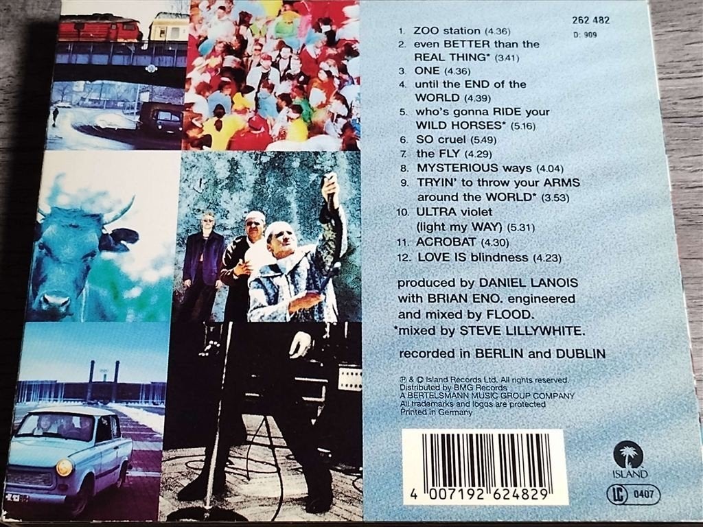 U2 - Achtung Baby [Digipack], Ophalen of Verzenden, Zo goed als nieuw