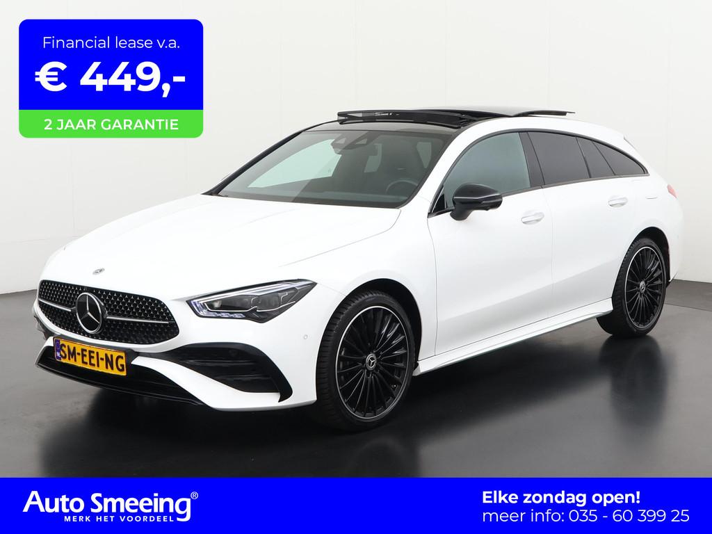 Mercedes-Benz CLA-klasse 250e AMG Night Facelift | Panoramad, Auto's, Mercedes-Benz, Gebruikt, 4 cilinders, Adaptive Cruise Control