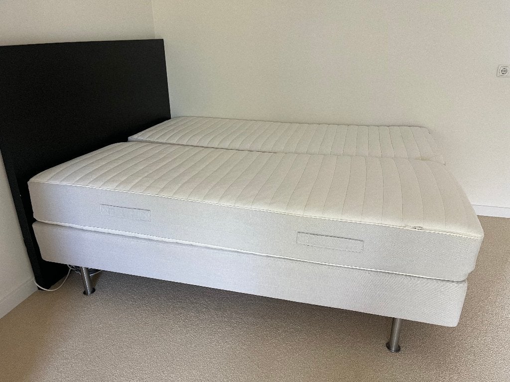 Ikea Sultan Aukra boxspring, Ophalen, Tweepersoons, Zo goed als nieuw, Overige maten