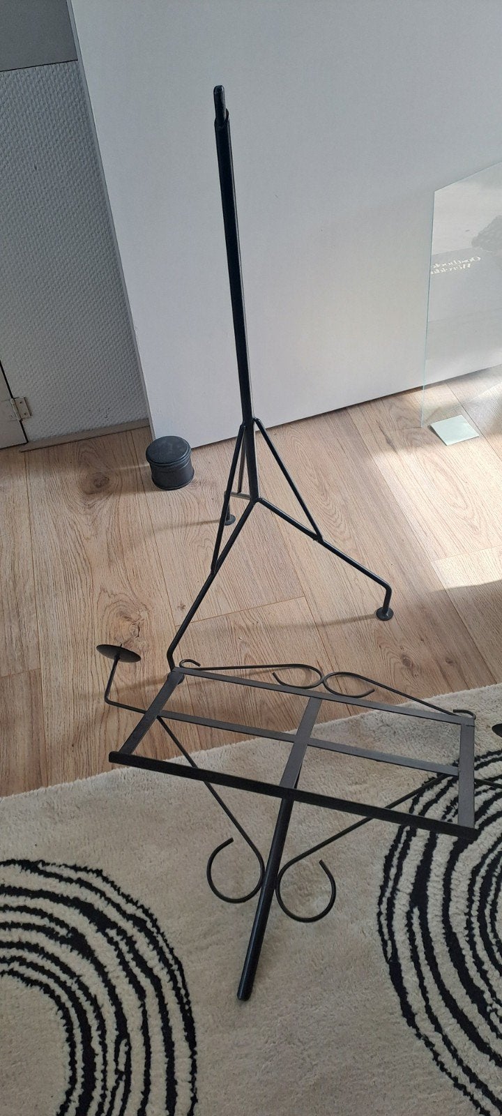 Zwart metalen muzie.kstandaard, Ophalen, Gebruikt, Muziekstandaard, Overige instrumenten