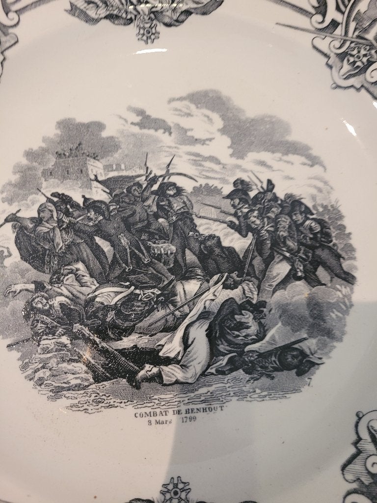 2 antieke Napoleon borden, Antiek en Kunst, Ophalen of Verzenden