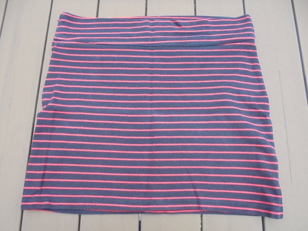 N49 Zwart/rood gestreept rokje Bien Bleu maat M, Maat 38/40 (M), Ophalen of Verzenden, Gedragen, Boven de knie