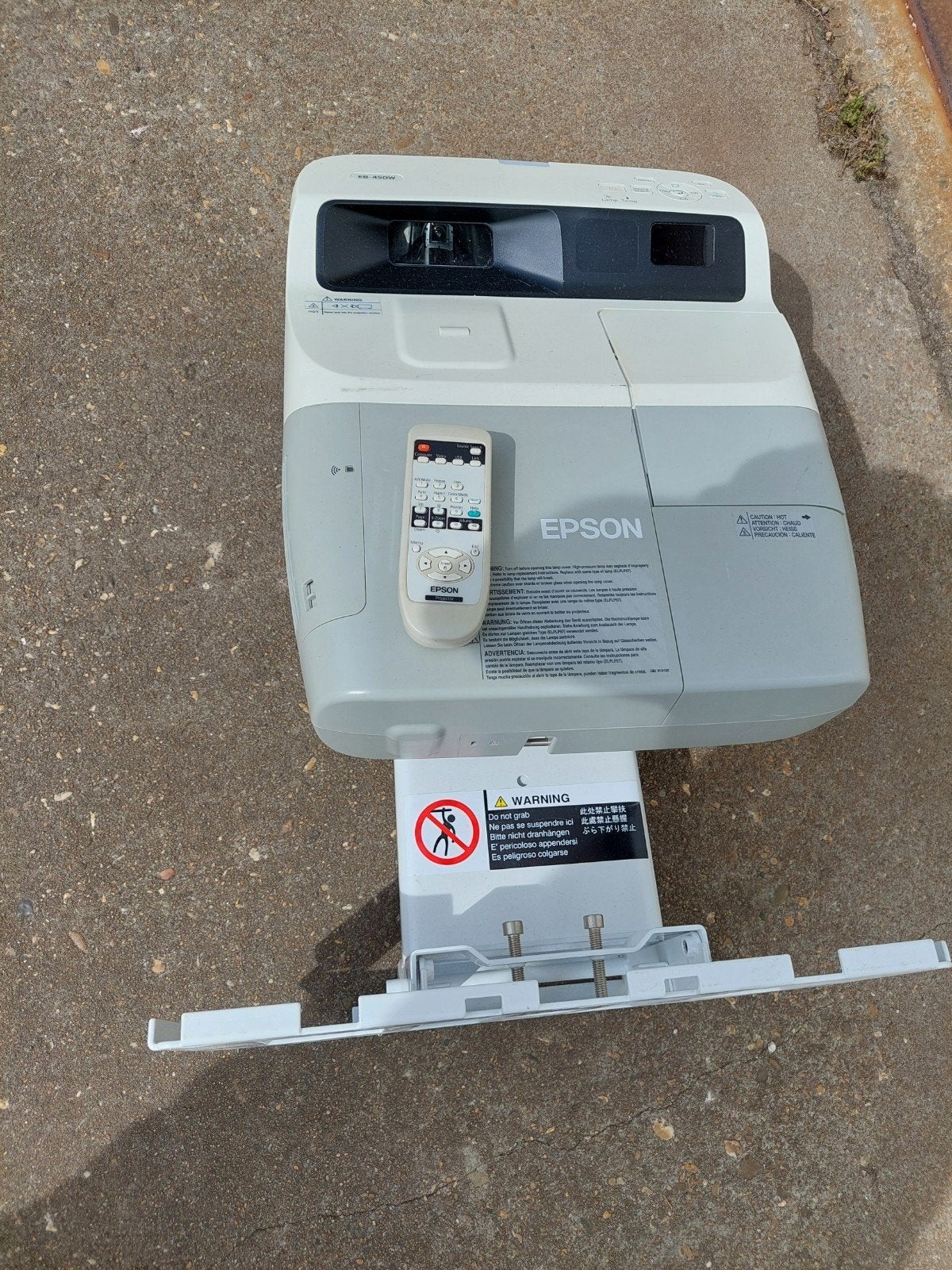 Epson Beamer met Muurbeugel en Afstandsbed, Ophalen of Verzenden