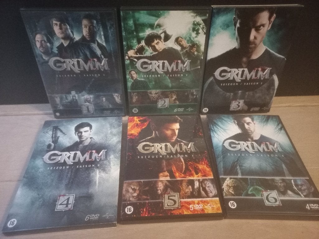 Grimm - Seizoen 1-6 (33xDVD SET) De Complete TV-Serie, Cd's en Dvd's, Engels, Alle leeftijden, Nederlands, Ophalen of Verzenden