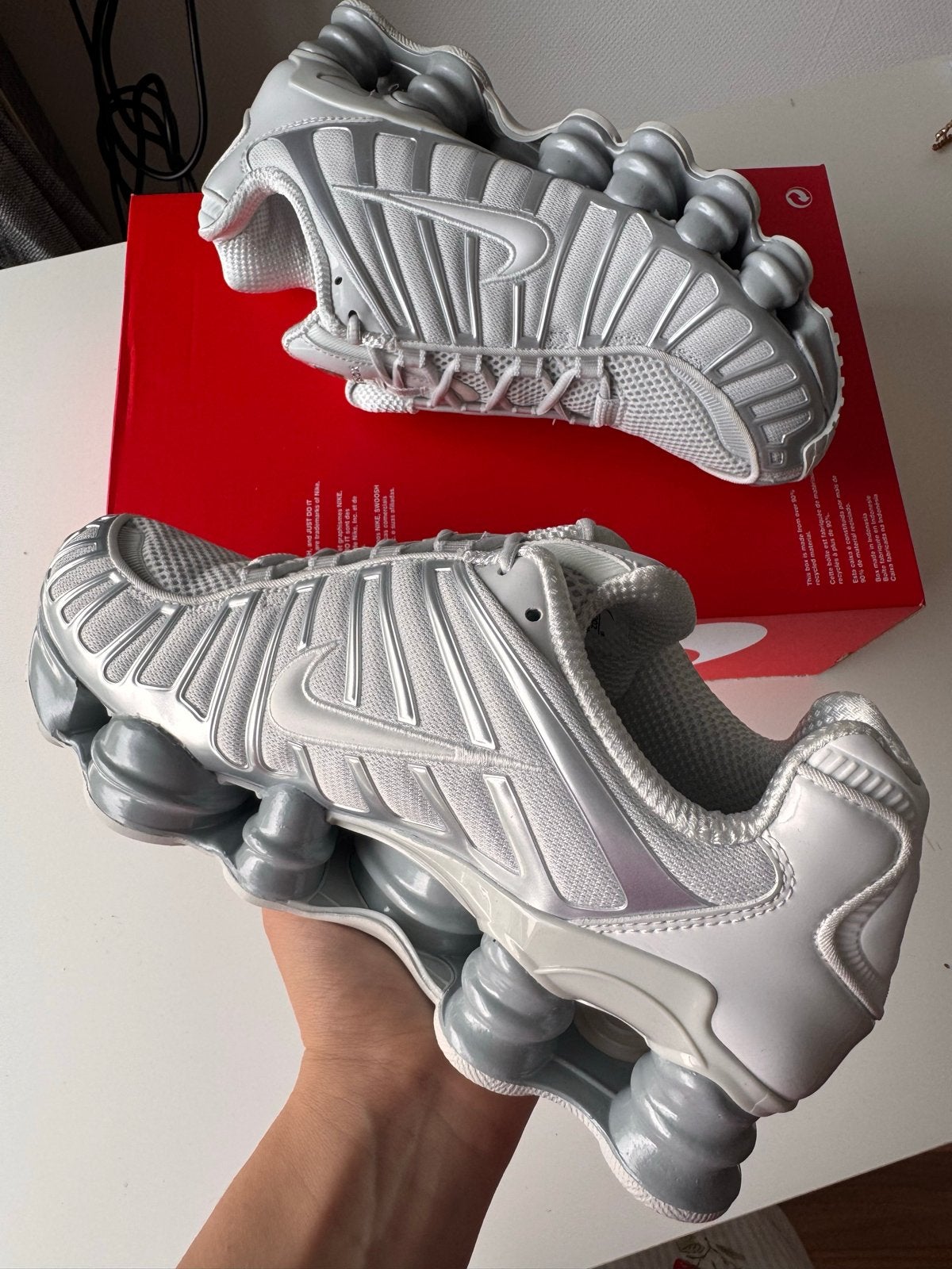 Nike Shox TL Wit Maat 40 Nieuw in Doos, Wit, Nieuw, Ophalen of Verzenden, Sneakers of Gympen
