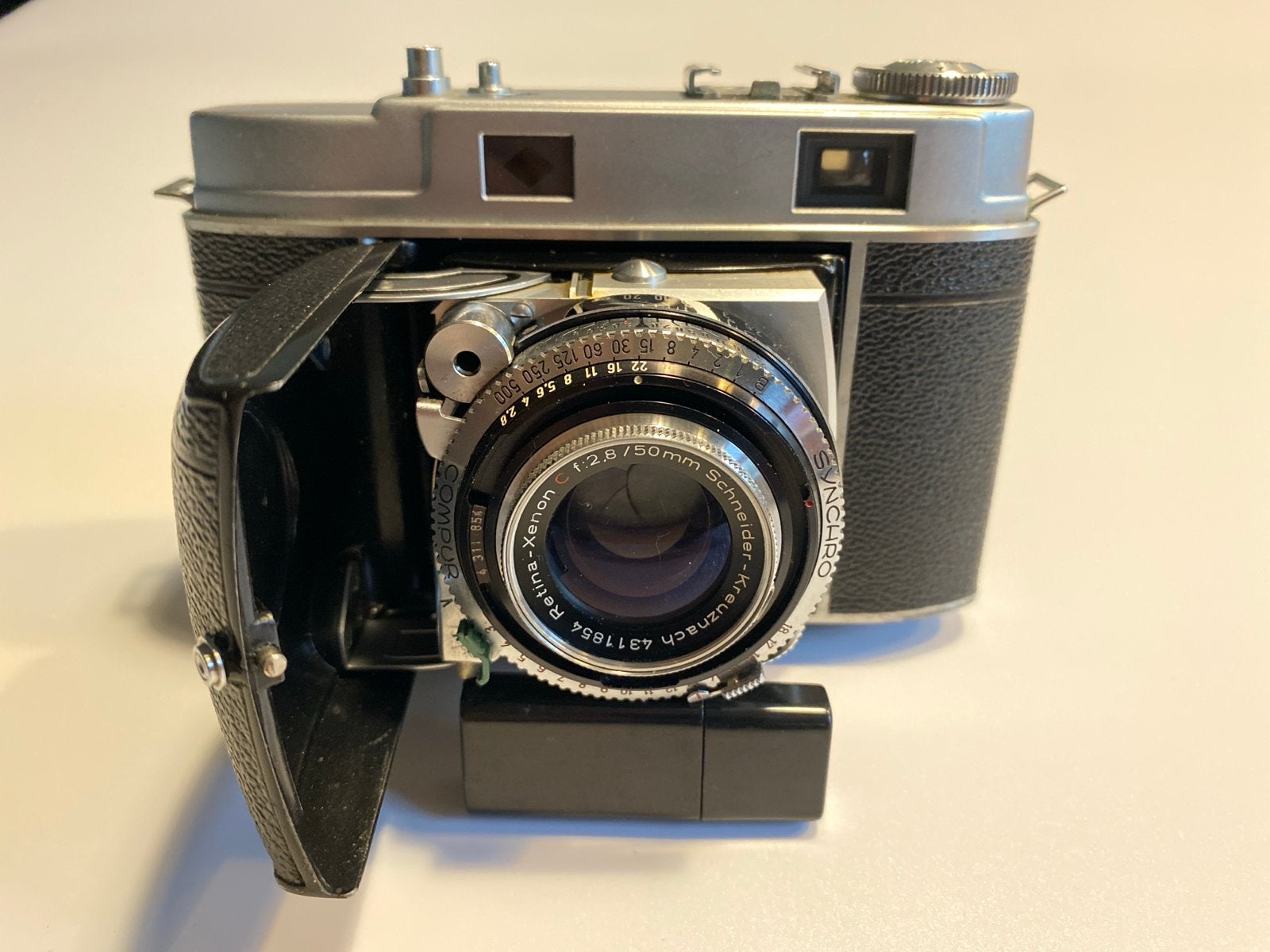Kodak Retina IIc Vintage Camera - Schneider-Kreuznach Xenon, Ophalen of Verzenden, Gebruikt, Compact, Kodak