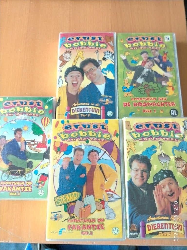 nog enkele video's Bobbie & ernst, Alle leeftijden, Ophalen of Verzenden, Gebruikt, Tv-serie of Tv-programma