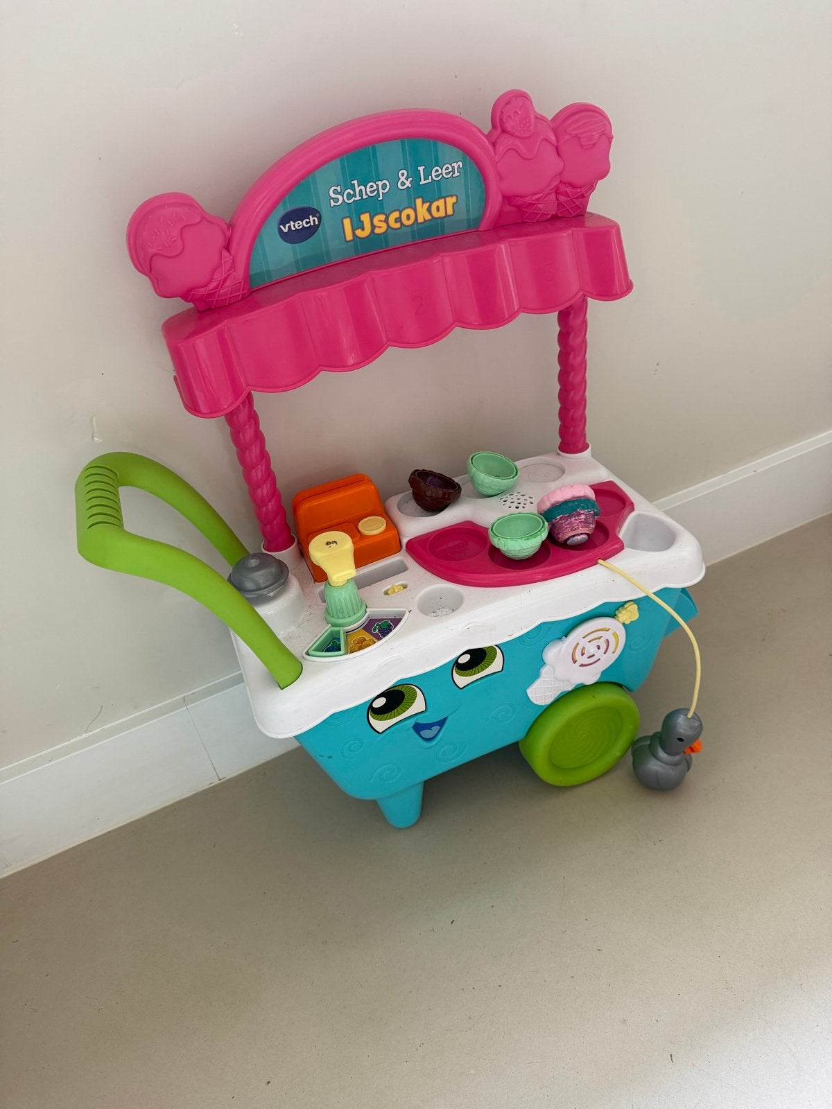 VTech Schep & Leer IJscokar - Gratis af te halen, Kinderen en Baby's, Speelgoed | Vtech, Ophalen of Verzenden, Gebruikt, 2 tot 4 jaar