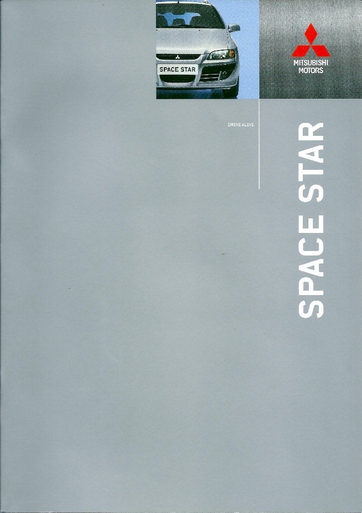 Brochure Mitsubishi Space Star 2004, Ophalen of Verzenden, Gelezen, Mitsubishi