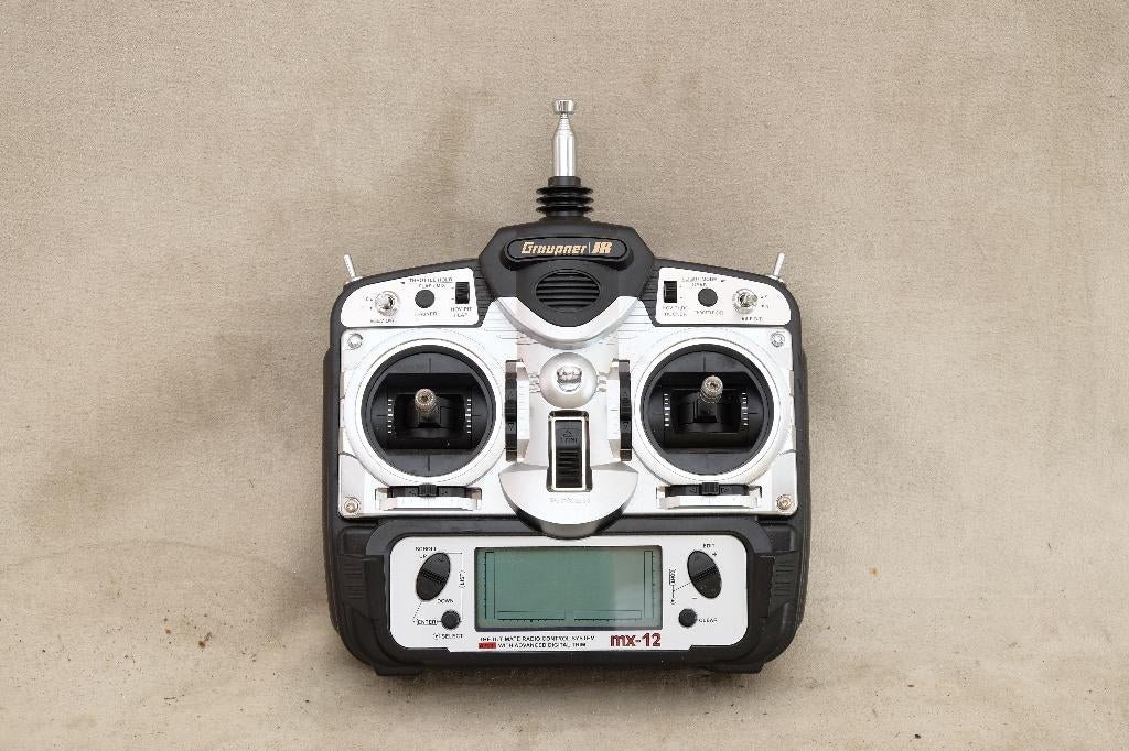 Afstandsbediening Graupner type MX-12  in goede staat, Hobby en Vrije tijd, Modelbouw | Radiografisch | Vliegtuigen, Ophalen of Verzenden