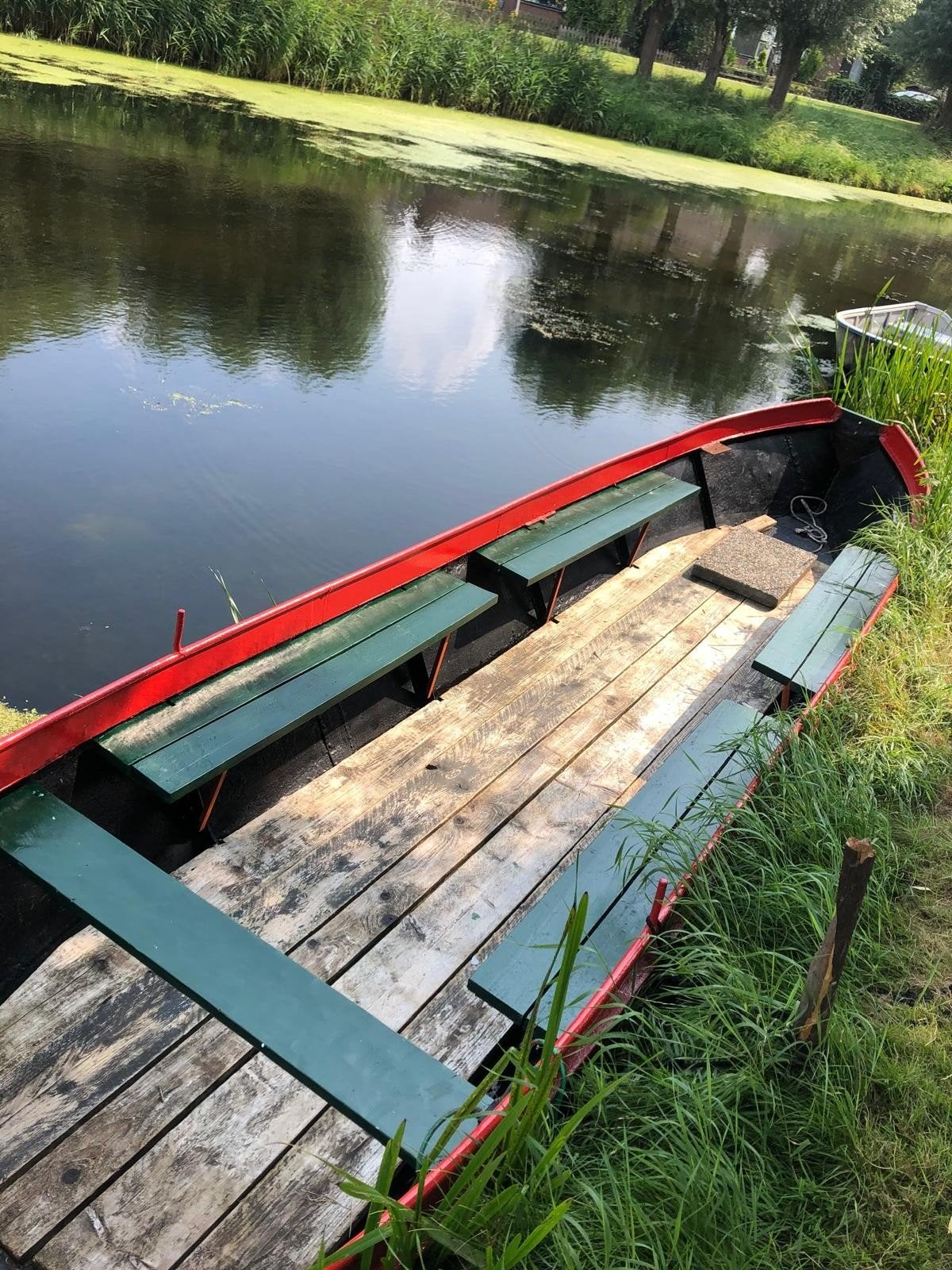 vlet, schuit, platbodem, Watersport en Boten, Gebruikt, Staal, 6 m, Vlet