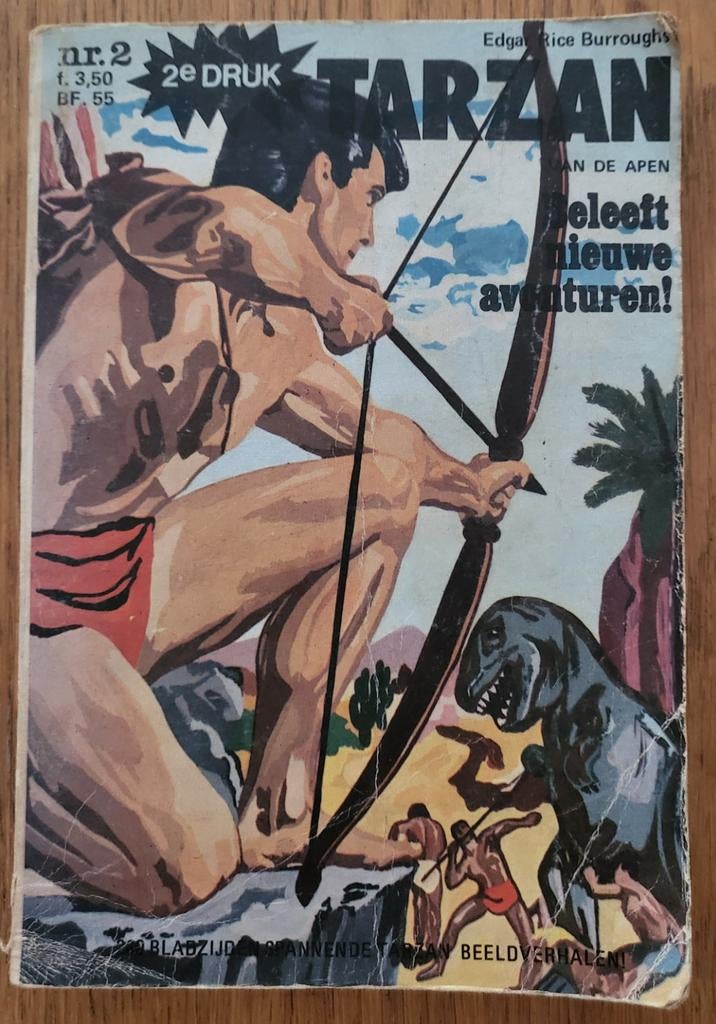 Vintage Tarzan van de Apen pocket, Boeken, Gelezen, Eén stripboek, Ophalen of Verzenden, Edgar Rice Burroughs