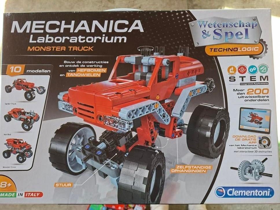 Clementoni Mechanica Laboratorium Monstertruck, Ophalen of Verzenden, Nieuw, Overige merken