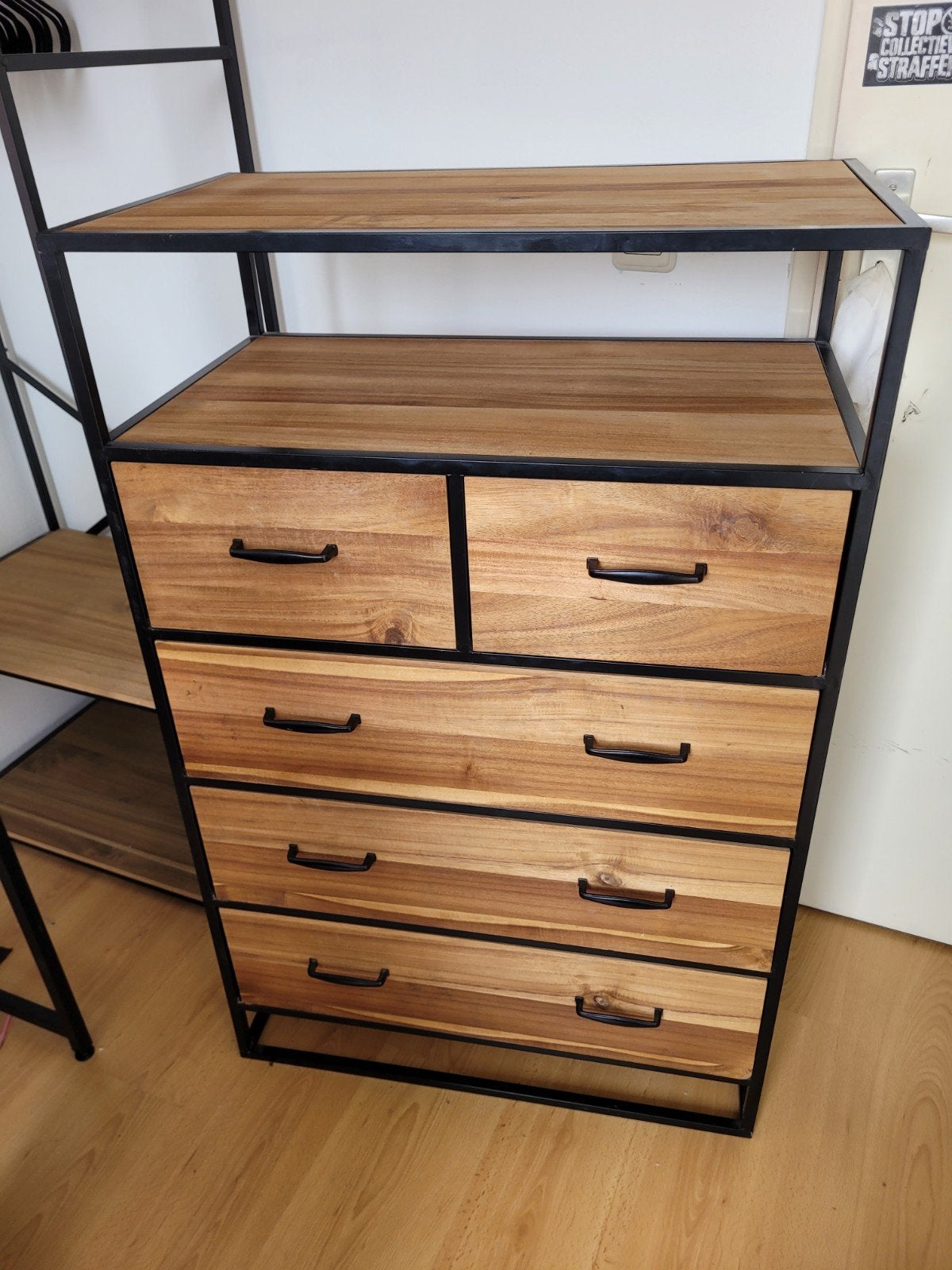 Kast met lades en planken - moet snel weg, Huis en Inrichting, Met plank(en), Gebruikt, 50 tot 100 cm, 25 tot 50 cm