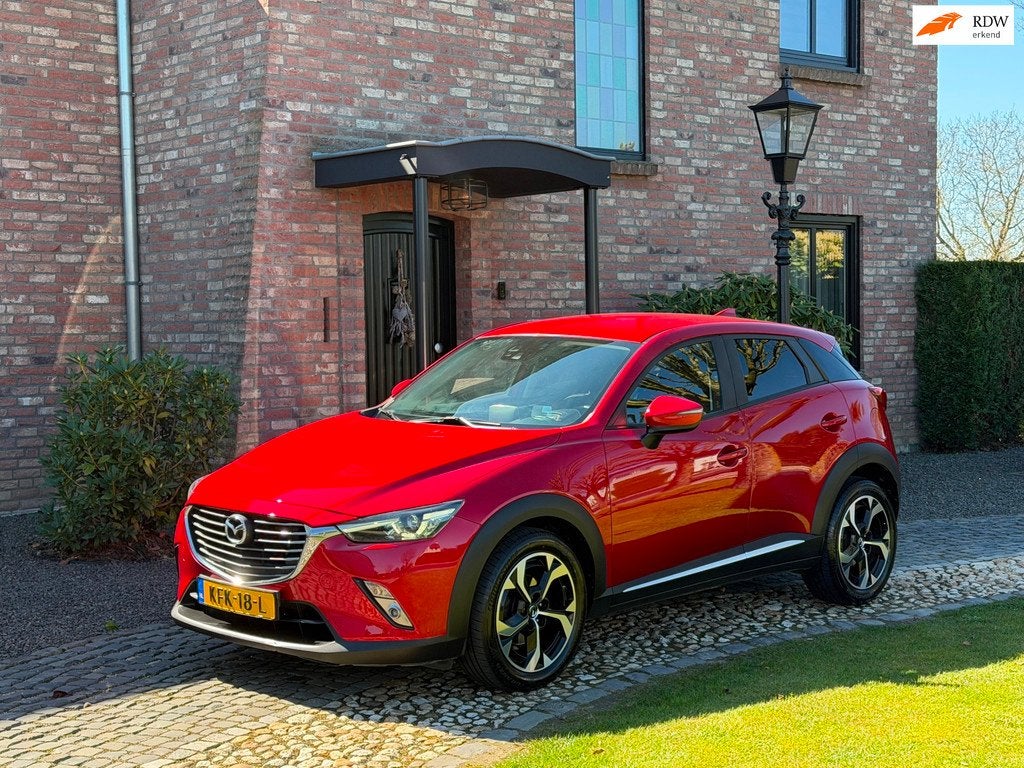 Mazda CX-3 2.0 SkyActiv-G 120 TS+ Leder HUD Navi Clima, Voorwielaandrijving, 1998 cc, Gebruikt, 4 cilinders