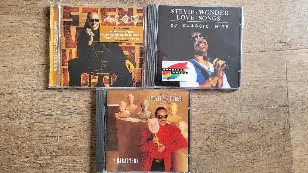 3 Stevie Wonder CD's, Inclusief doosje, Ophalen of Verzenden, Zo goed als nieuw, Soul