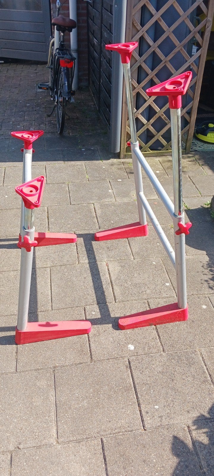 Verstelbare Werkbokken / Schragen (Set van 2), Ophalen of Verzenden, Gebruikt, Overige typen, Overige merken