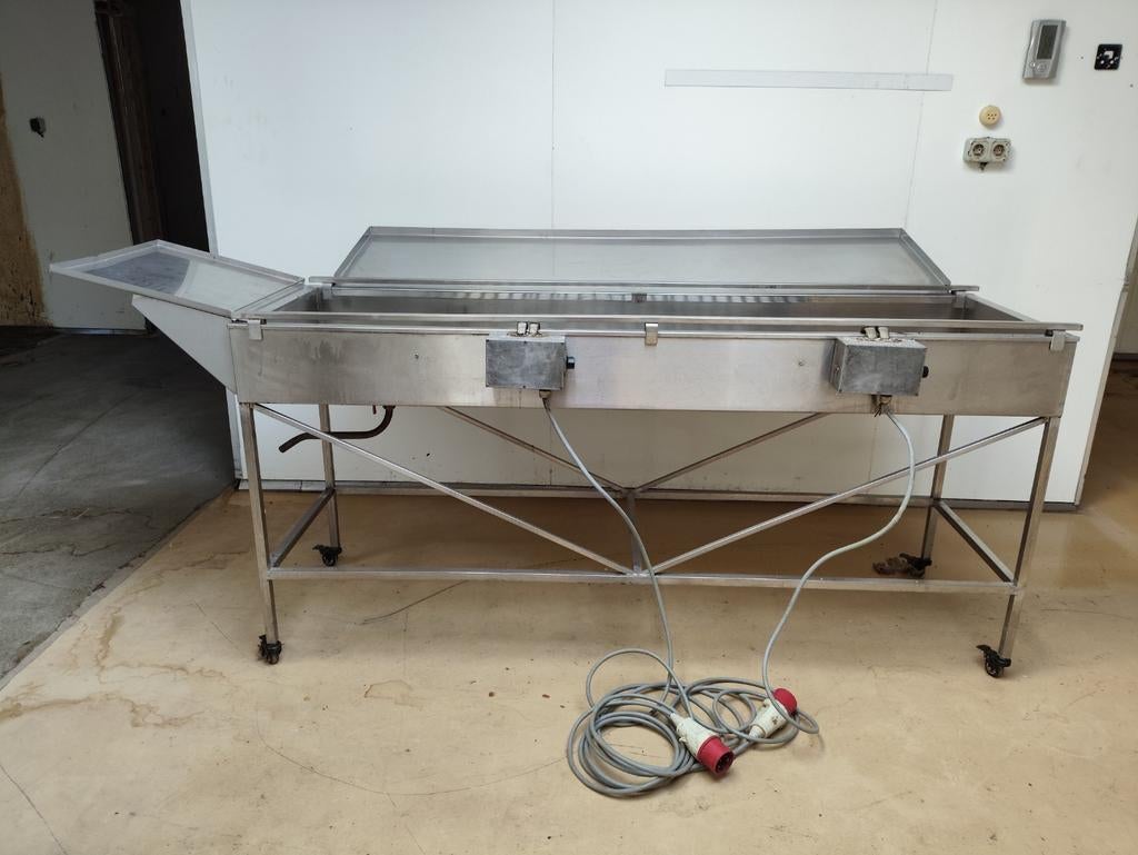 Professionele Oliebollen Bak / Friteuse, Witgoed en Apparatuur, Frituurpannen, Gebruikt, 4 liter of meer, Uitneembare binnenpan