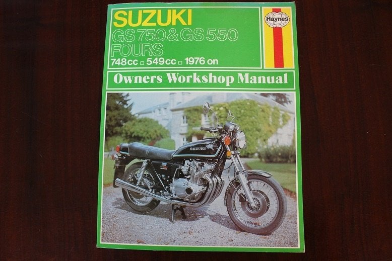 Suzuki GS550 GS750 1976 onwards werkplaatsboek manual, Motoren, Handleidingen en Instructieboekjes, Ophalen of Verzenden, Suzuki