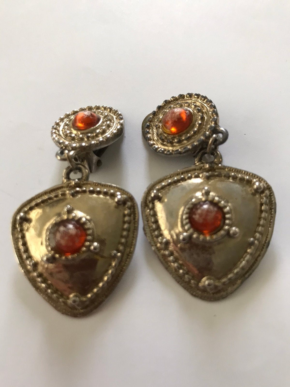 Zilverkleurige oorclips, Sieraden, Tassen en Uiterlijk, Oorbellen, Ophalen of Verzenden, Gebruikt, Zilver