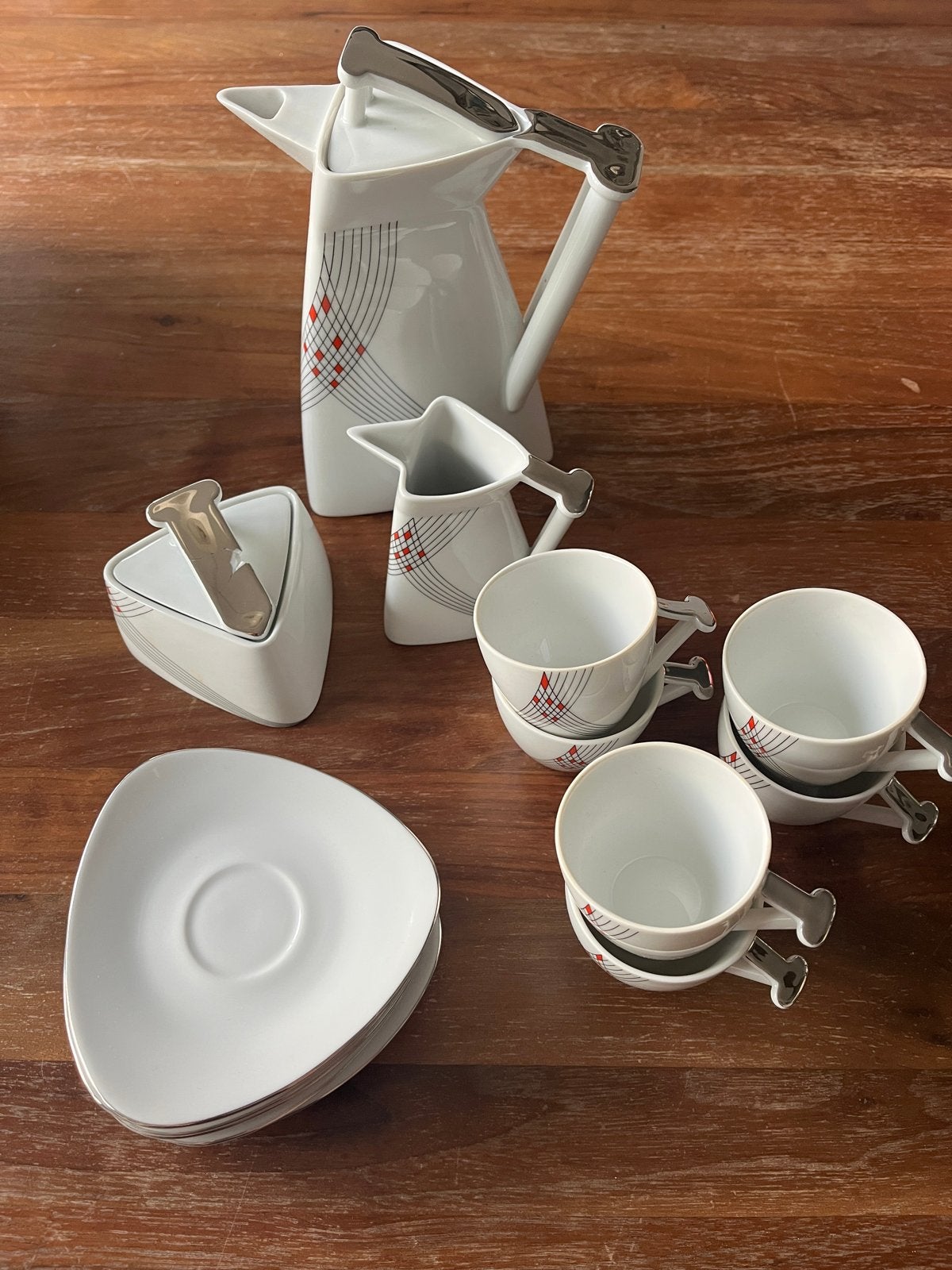 Vintage Karlovarský Porcelán Koffieservies - Jaren '70, Ophalen
