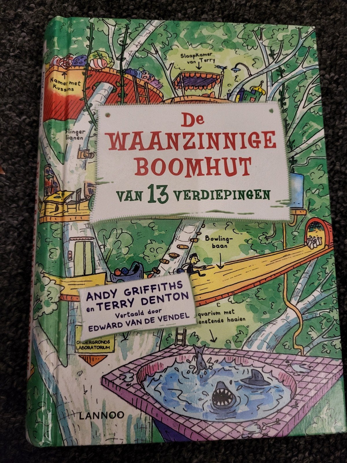 De waanzinnige boomhut, deel 1, Boeken, Ophalen of Verzenden, Zo goed als nieuw