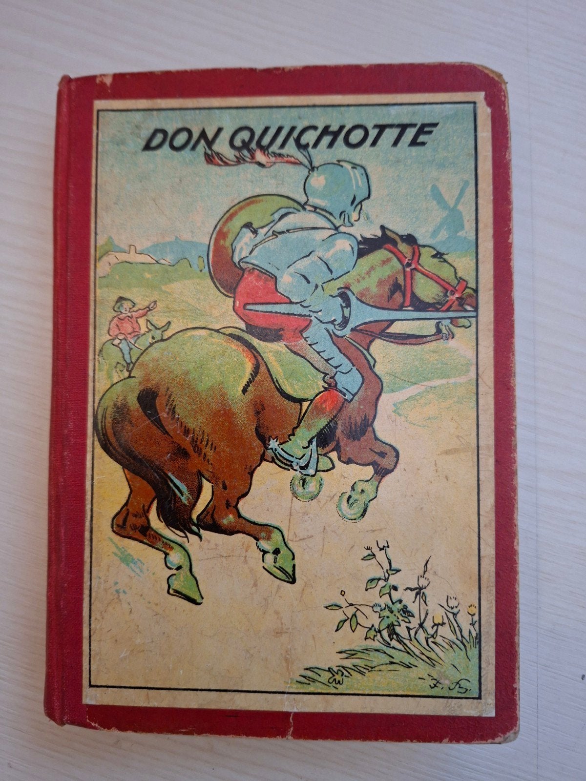 De Zonderlinge Avonturen van Ridder Don Quichotte, Boeken, Kinderboeken | Jeugd | onder 10 jaar, Gelezen, Fictie algemeen, Ophalen of Verzenden