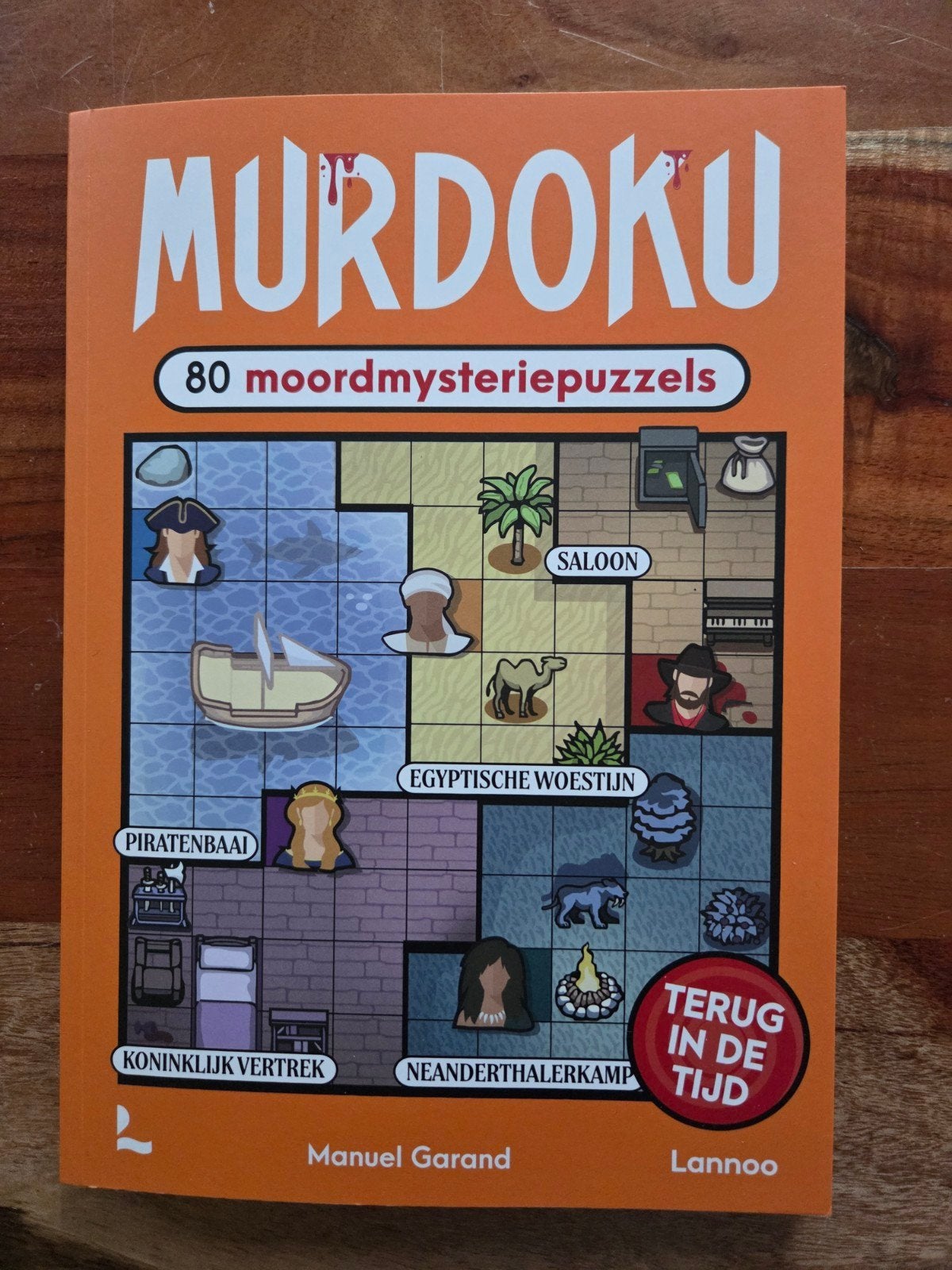 Murudoku: 80 moordmysteriepuzzels - Terug in de tijd, Hobby en Vrije tijd, Denksport en Puzzels, Ophalen of Verzenden, Nieuw, Puzzelboek