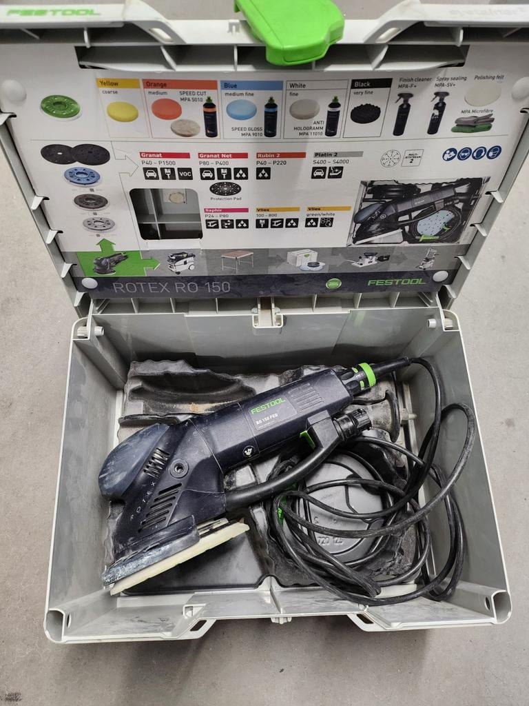 Festool Rotex RO 150 Excentrische Schuurmachine, Doe-het-zelf en Verbouw, Gereedschap | Schuurmachines, Ophalen of Verzenden