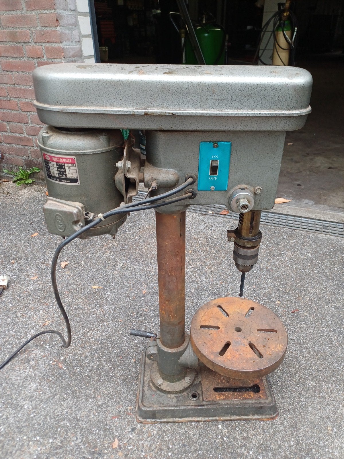 Hurricane H-300B Kolomboormachine - Vintage 1981, Ophalen, Gebruikt, Minder dan 400 watt, Kolomboormachine