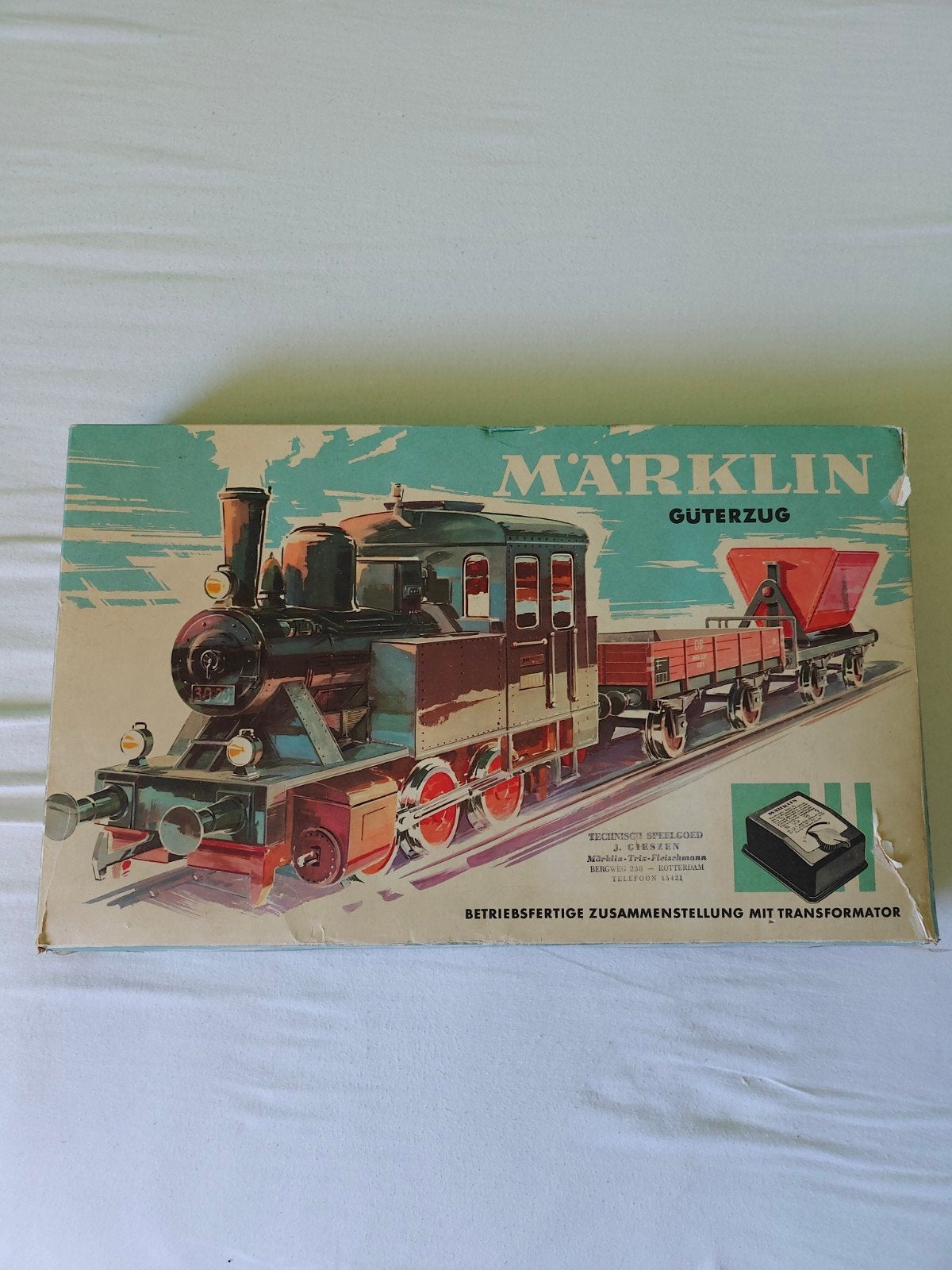 Märklin Goederentrein Startset 2923 met Locomotief en Rails, Gelijkstroom, Ophalen of Verzenden, Analoog, Märklin