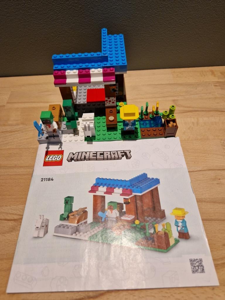 Lego Minecraft 21184 - Het Bakhuis (compleet), Ophalen of Verzenden, Gebruikt, Complete set, Lego