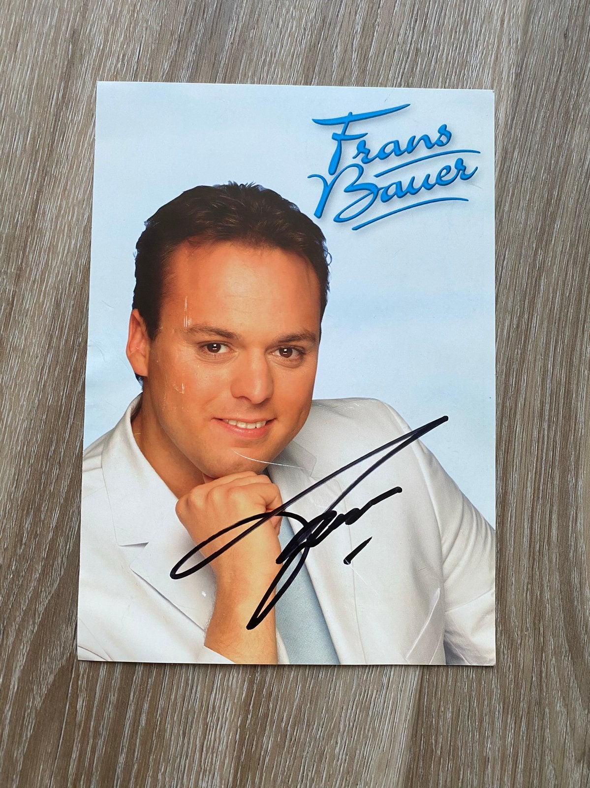 Hand Gesigneerde Flyer Frans Bauer Durf Te Dromen, Verzamelen, Muziek, Artiesten en Beroemdheden, Ophalen of Verzenden, Zo goed als nieuw