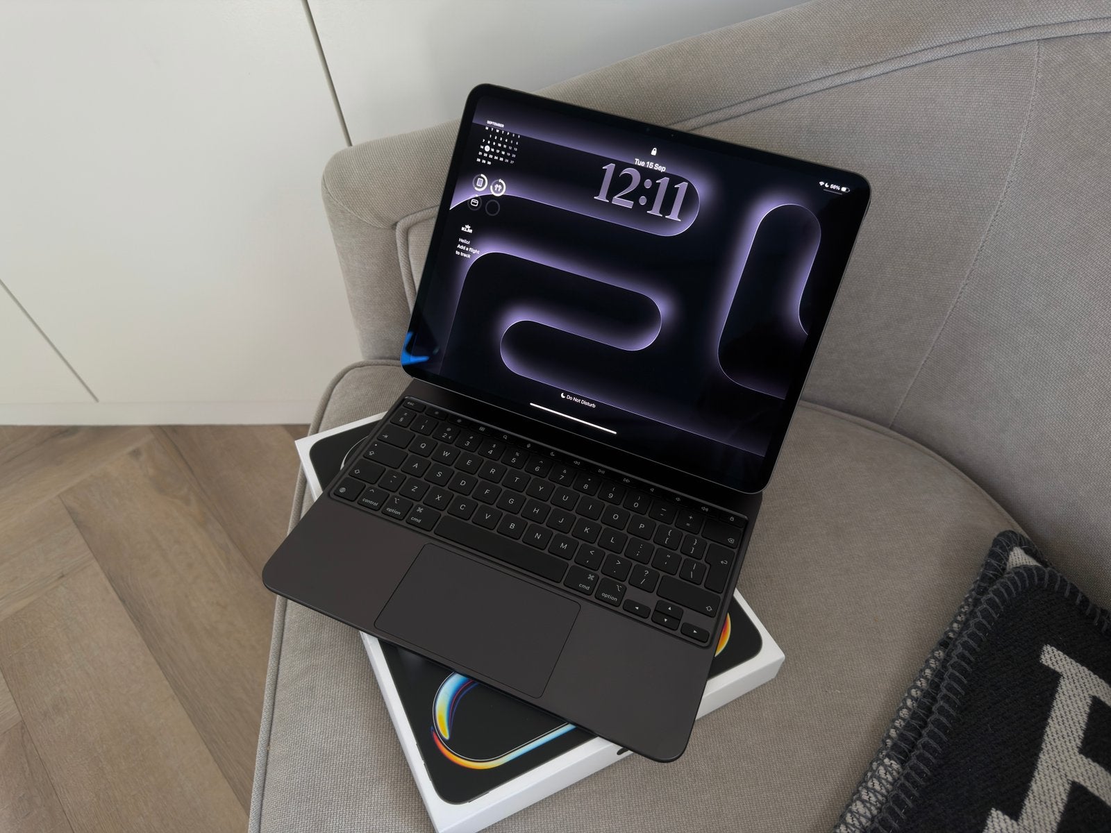 Apple iPad Pro 13 inch M4 256GB - ZGAN, Ophalen, 13 inch of meer, Zwart, Zo goed als nieuw