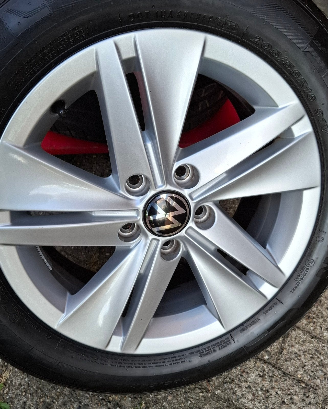 5x112 Originele VW Golf 8 Norfolk zomerbanden 16 inch, Auto-onderdelen, Banden en Velgen, Ophalen, Gebruikt, 16 inch, Banden en Velgen