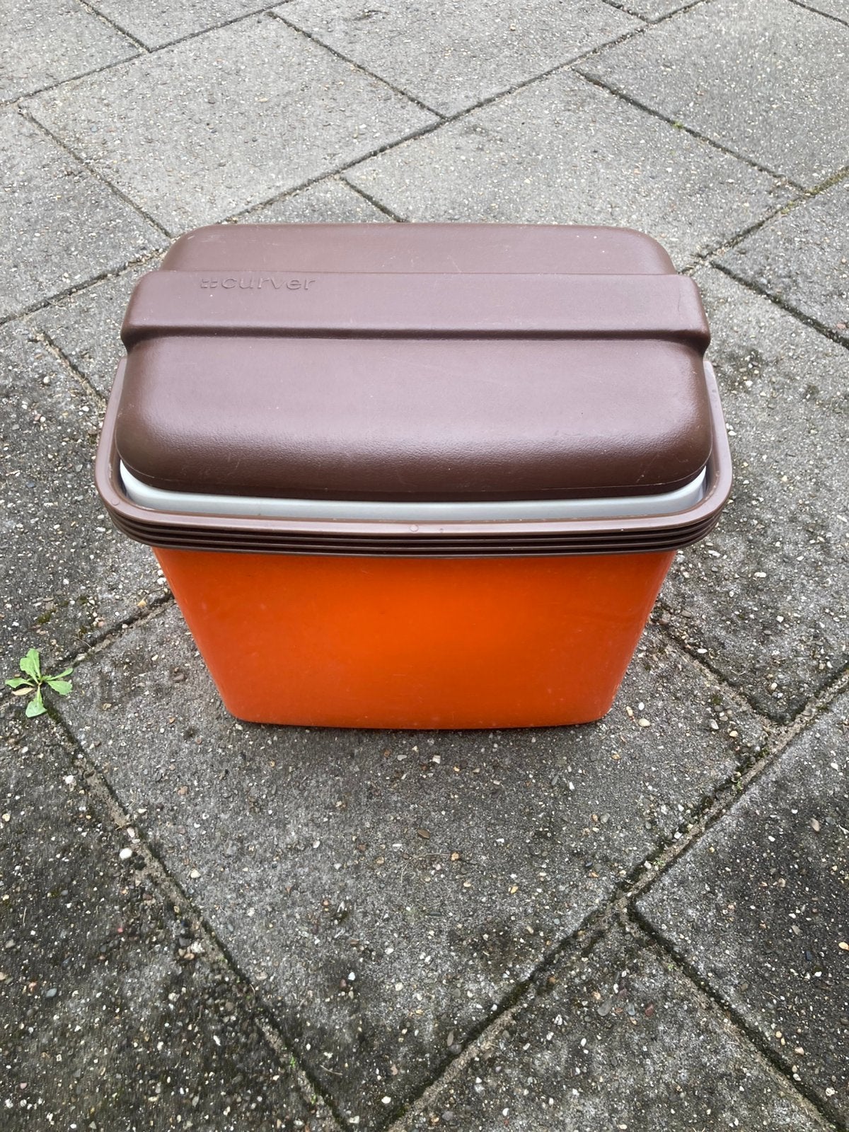 Koelbox Curver met koelelementen, Caravans en Kamperen, Ophalen, Zo goed als nieuw, Koelelement