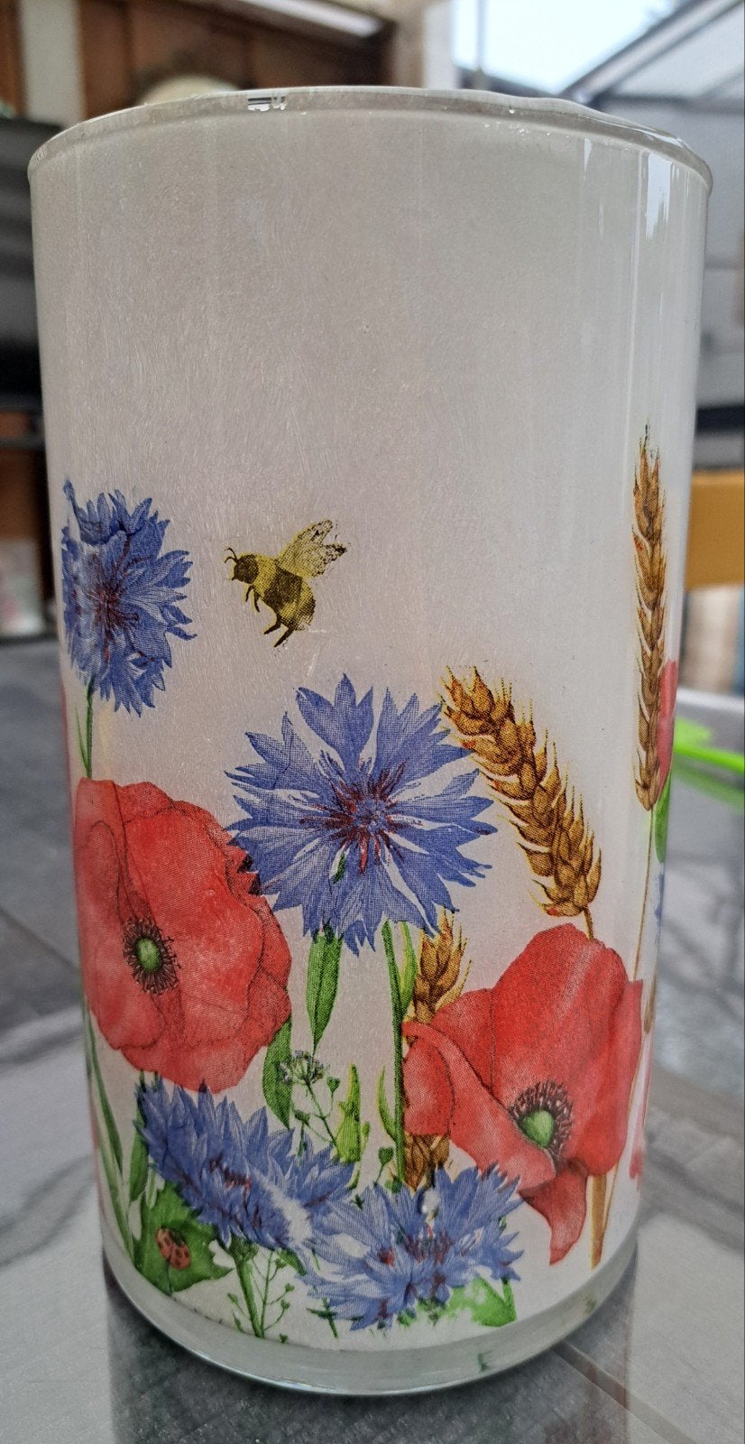 Bloemenvaas, Huis en Inrichting, Woonaccessoires | Vazen, Ophalen, Nieuw, Glas