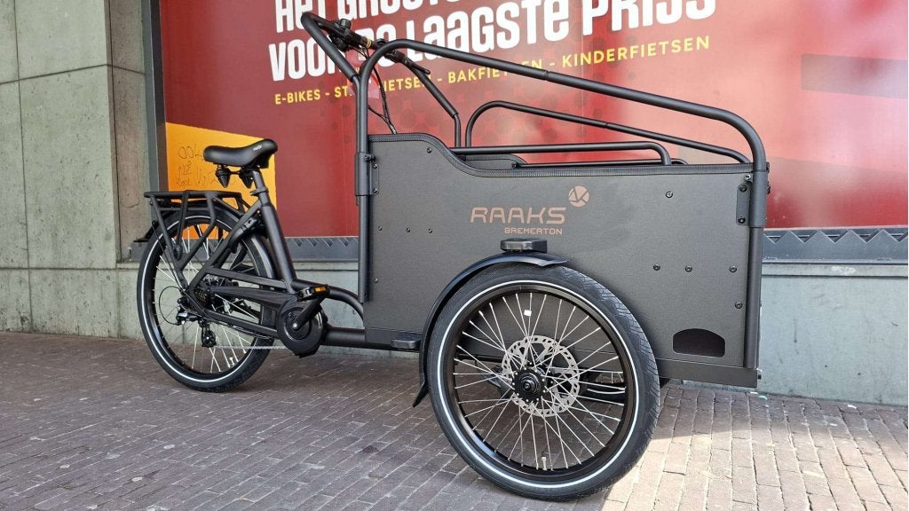Fietshokje Haarlem: Raaks Bremerton e-bakfiets NIEUW, Niet ingevuld, 4 kinderen of meer, Niet ingevuld, Nieuw