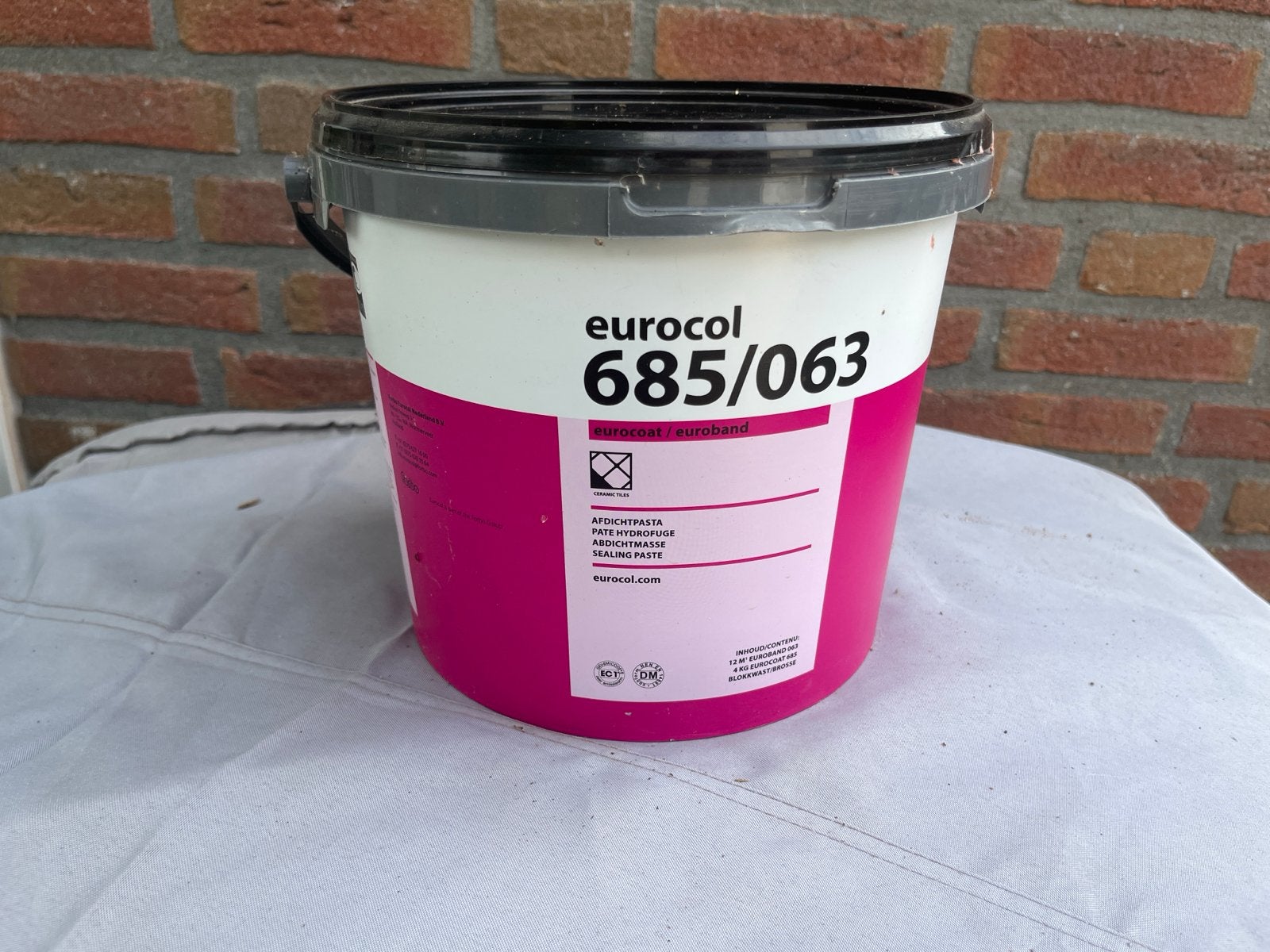 Eurocol 685 waterdichte  afdichtpasta, Overige materialen, Zo goed als nieuw, Minder dan 5 m², Ophalen