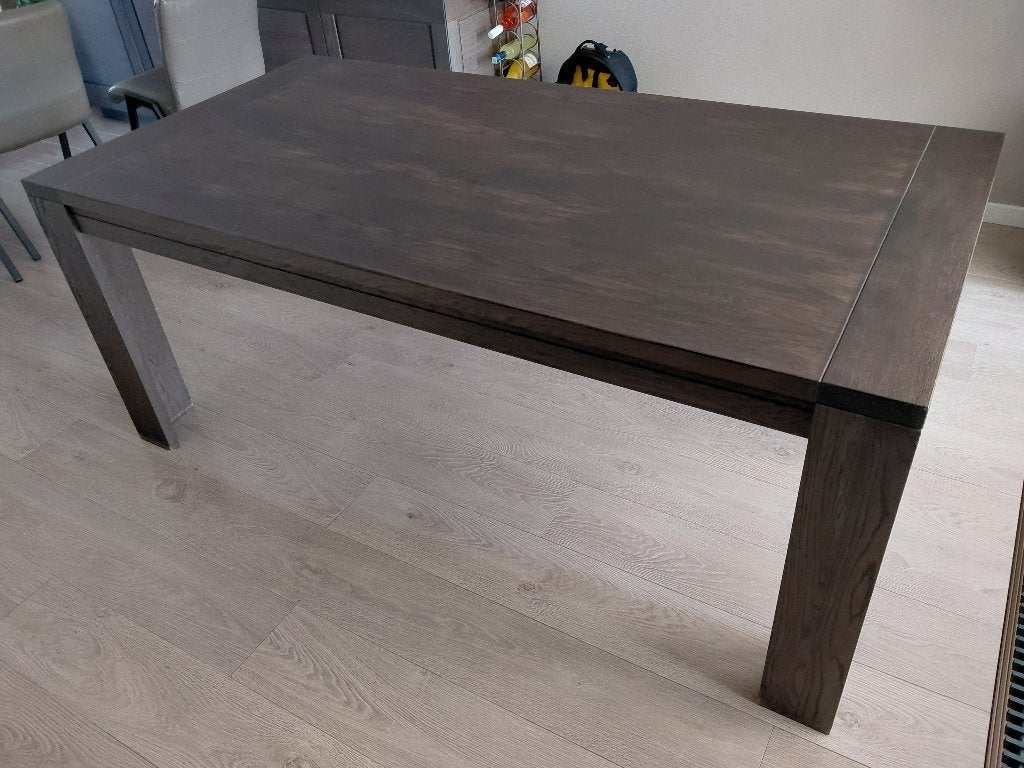 Eetkamertafel, Huis en Inrichting, Tafels | Eettafels, Ophalen, Gebruikt, Eikenhout, 50 tot 100 cm