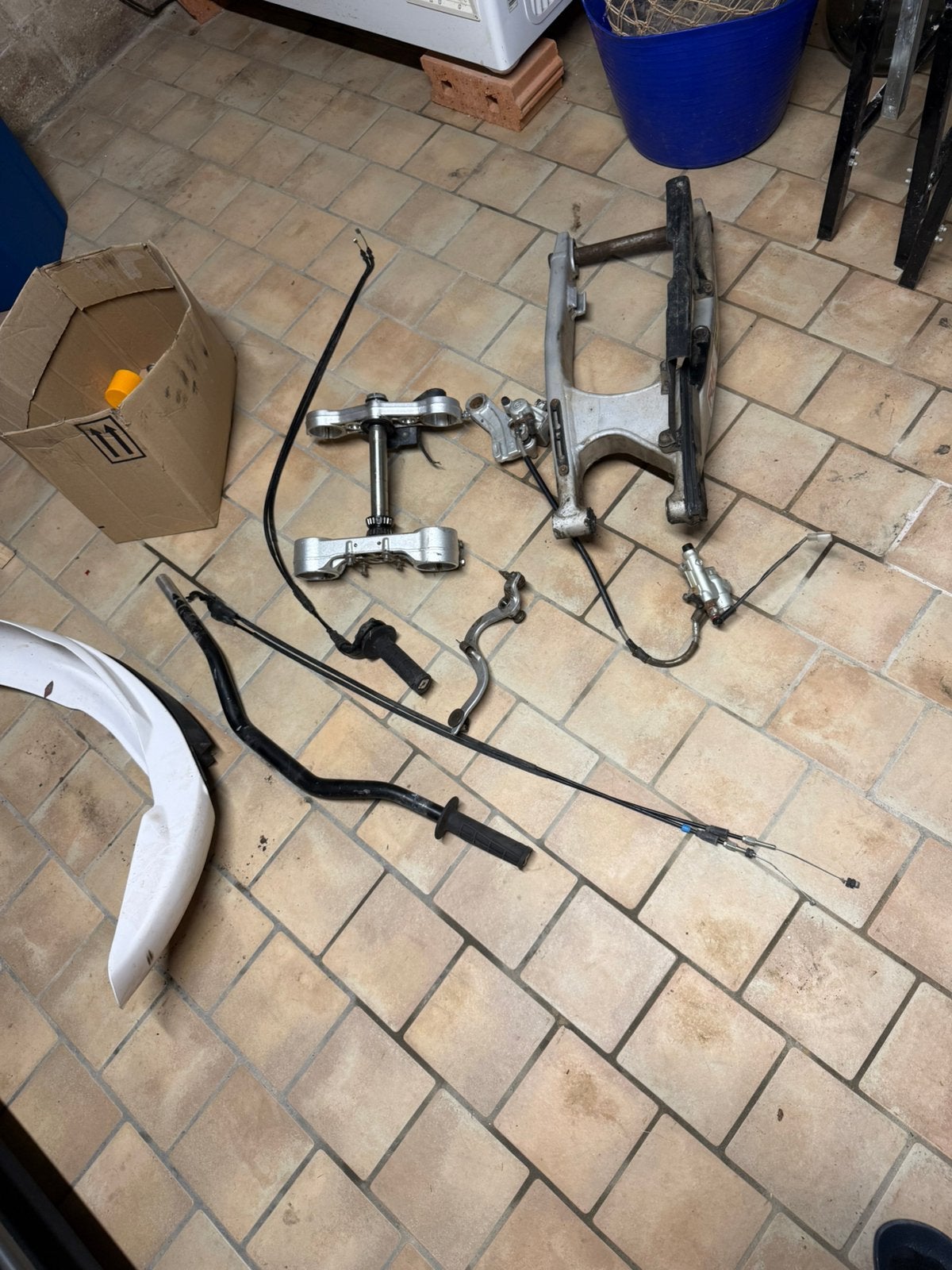 Husqvarna TE310 onderdelen 2013, Ophalen