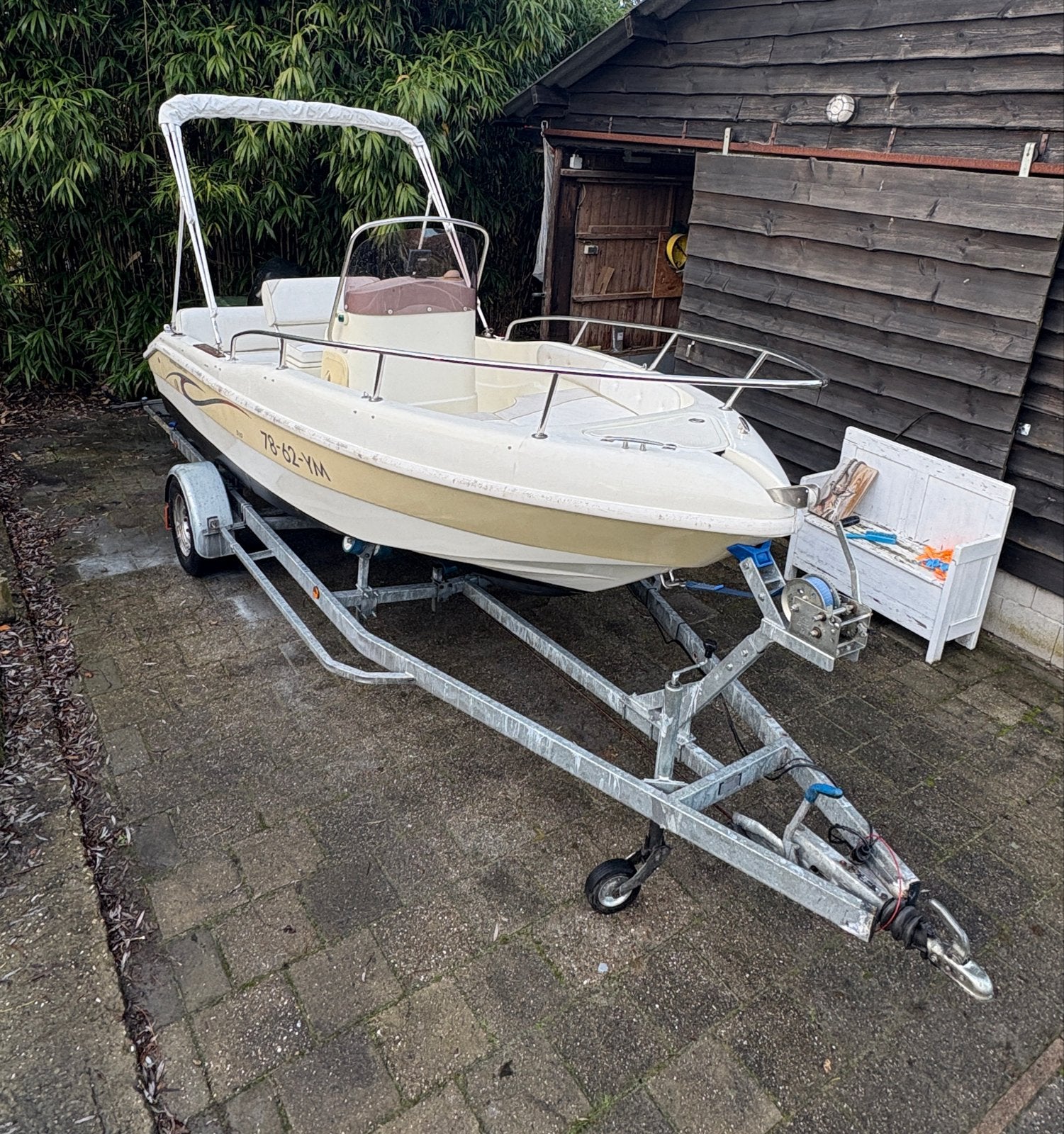 Complete Console Boot 510 met Suzuki 60 PK - Vaarklaar, Ophalen, Gebruikt, 5 m, 2 m