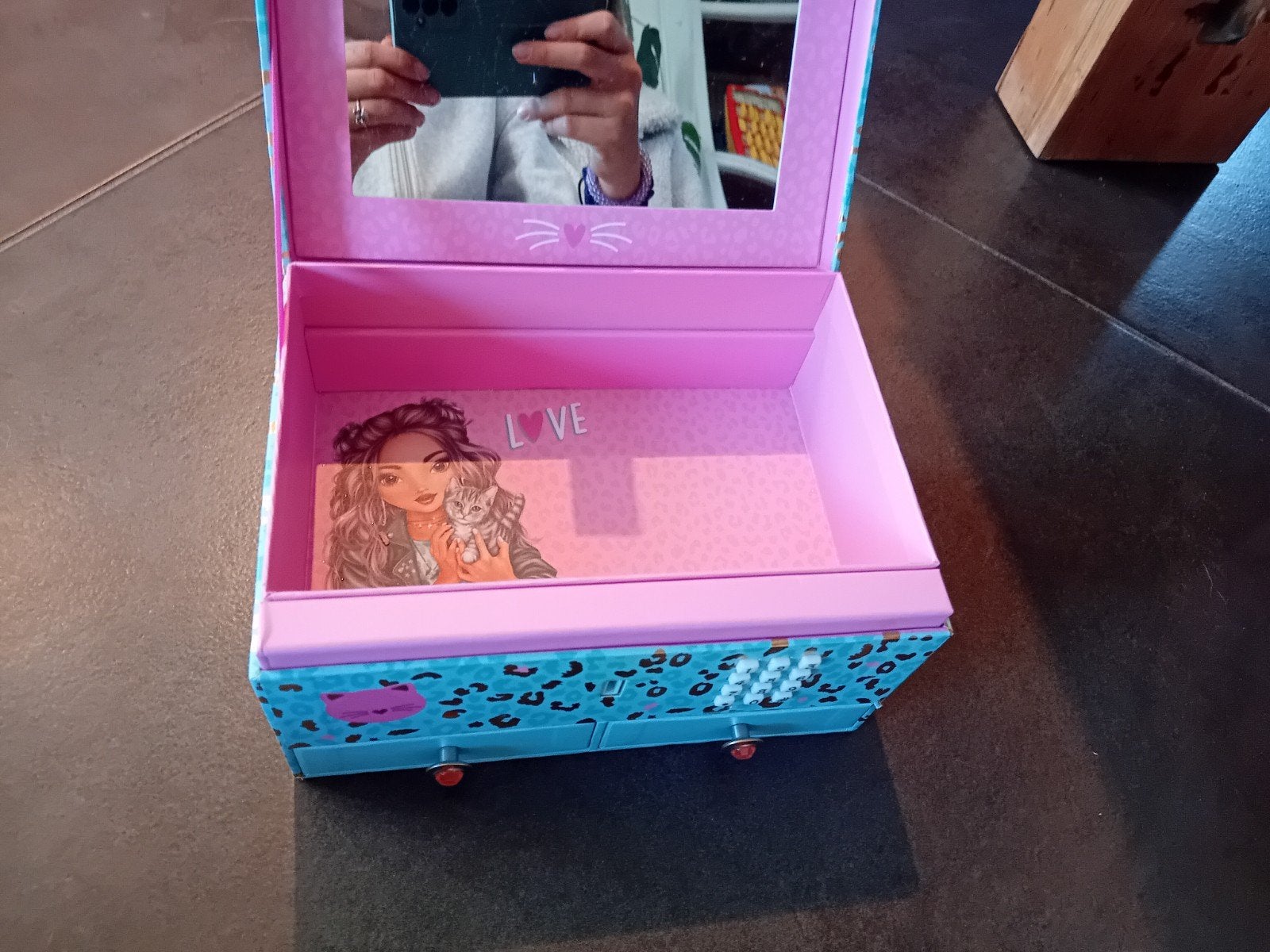 TOPModel Opbergkluisje met code en spiegel, Ophalen of Verzenden, Zo goed als nieuw